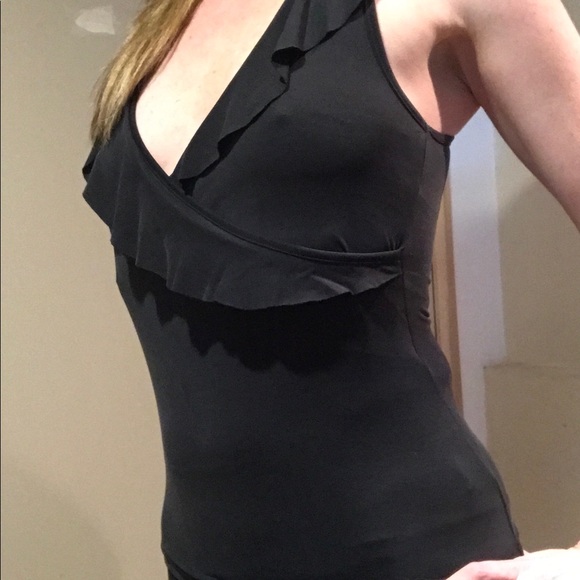 LIRA NWOT black tank top super soft size S. Very flattering around the bust. - Picture 4 of 7